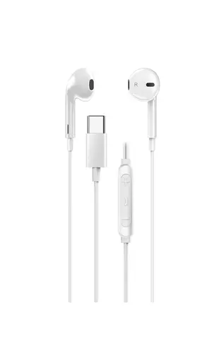 Genius слушалки тапи In-ear Earbuds HS-M365 - USB-C, White