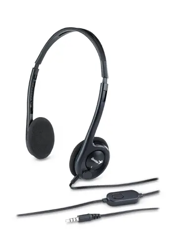 Genius слушалки с микрофон Headset HS-200C - Lightweight, Black
