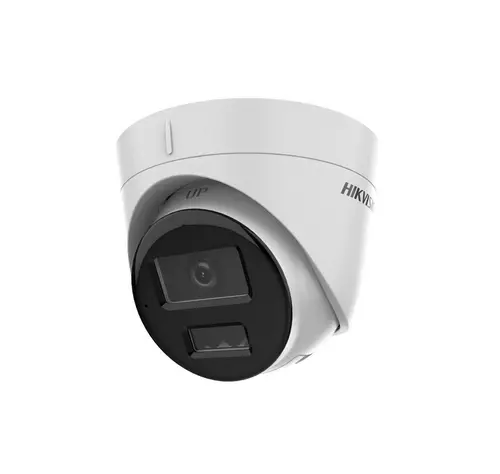 Камера, HikVision 2 MP Smart Hybrid Light Fixed Turret Network Camera, 2.8 mm, F1.6, IR,White Light up to 30m, DWDR, 3D DNR, H.265+, Built-in Microphone, IP67, 12Vdc/PoE 6.5W