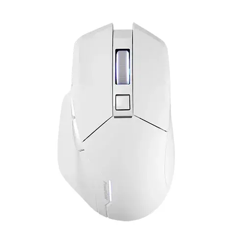 Геймърска безжична мишка PowerColor ALPHYN AM10 - White
