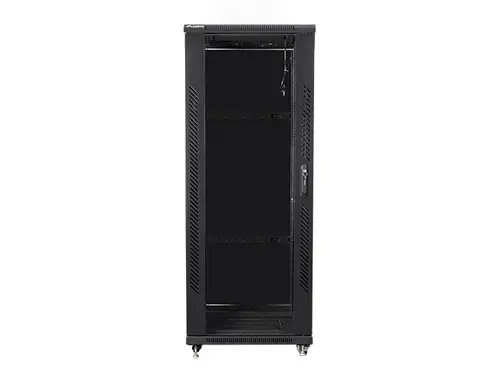 Комуникационен шкаф, Lanberg rack cabinet 19" free-standing 32U / 600x800 self-assembly flat pack, black