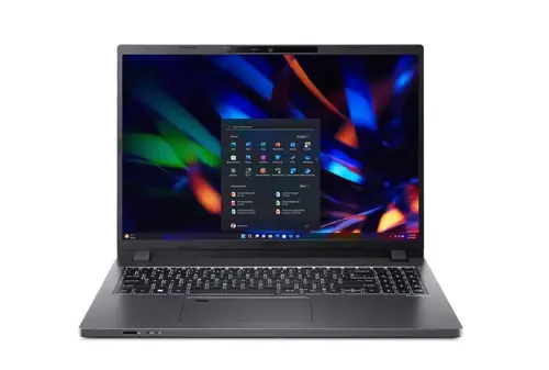 Лаптоп, Acer Travelmate TMP216-51-G2-TCO-51MV, Core i5 1334U (3.4GHz up to 4.6Ghz,12MB), 16" WUXGA (1920 x1200) IPS, 16GB DDR5 (1 slot free), 128GB PCIe NVMe SSD+1000GB HDD, TPM 2.0, FPR, WiFi 6AX, BT, Win11 PRO EDU, 3Y Warranty