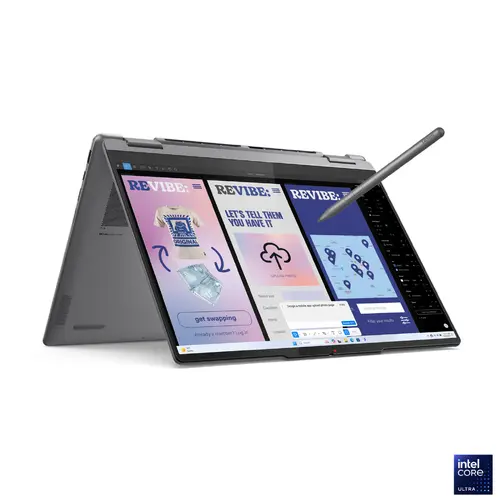 LENOVO Yoga 7 2-in-1 Intel Core Ultra 5 226V 14inch WUXGA OLED 400N Touch HDR 16GB DDR5 512GB PCIe W11H Luna Grey