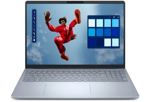 Лаптоп, Dell 16 Plus DB16250, Intel Ultra 7 256V (47 TOPS NPU, 8 cores, up to 4.8 GHz), 16.0" 2.5K (2560x1600) WVA/IPS 300nits AG, 16 GB: LPDDR5x, 8533 MT/s (onb), 512GB M.2 SSD, Intel Arc, FHD Cam and Mic, Wi-Fi 7, Backlit Kb, Win11 Pro, Ice Blue, 3Y CI