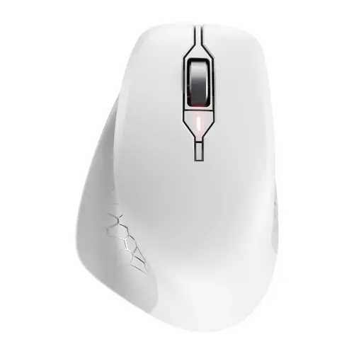 CHERRY Stream ергономична безшумна мишка Comfort, 6 бут, 4000dpi, бяла