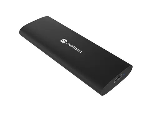Кутия за твърд диск, Natec External SSD Enclosure Rhino M.2 NVME Lite USB-C 3.1 GEN 2 Aluminium