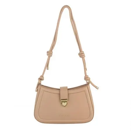 Дамска чанта цвят таупе Pierre Cardin