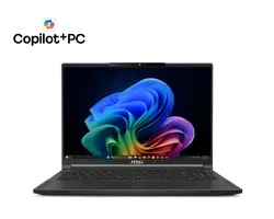 Лаптоп, MSI Stealth A16 AI+ A3XVFG, AMD Ryzen AI 9 HX 370 (12C, 24T, Up to 5.1 GHz 24 MB L3) RTX 4060 8GB GDDR6 233 AI TOPS, 16