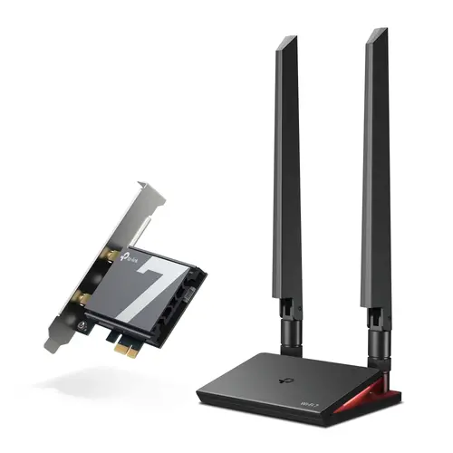 Безжичен адаптер TP-LINK Archer TBE550E, BE9300, Wi-Fi 7,Bluetooth 5.4, PCI Exp.