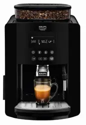 Кафемашина, Krups EA817010, Espresso Automat Arabica, espresso machine, 1450W, 15 bar, 1.7l, Black