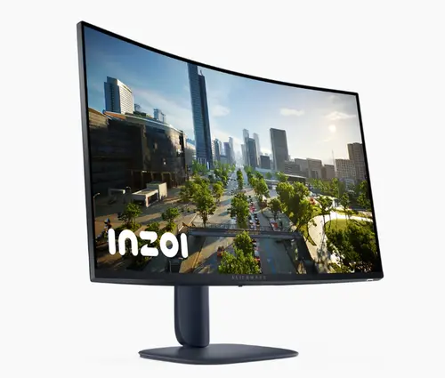 Монитор, Dell Alienware AW3225DM, 31.5" Curved WQHD LED AG , VA, 1ms GTG, 3000:1, 400 cd/m2, 2560x1440, 180 Hz, 95% DCI-P3, HDR, VRR, AMD FreeSync, VESA AdaptiveSync, HDMI, DP, USB 5Gbps, PIP, PBP, Height Adjustable, Tilt, Black