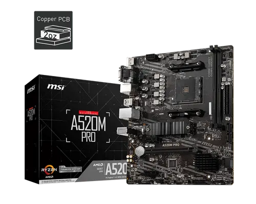 Дънна платка, MSI A520M PRO