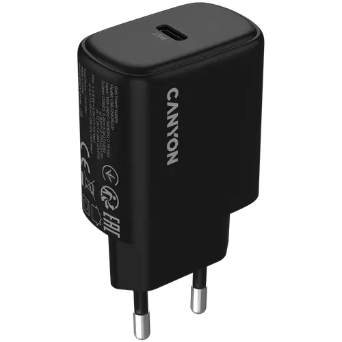 CANYON charger OnCharge 250 25W 1xPD EU Black