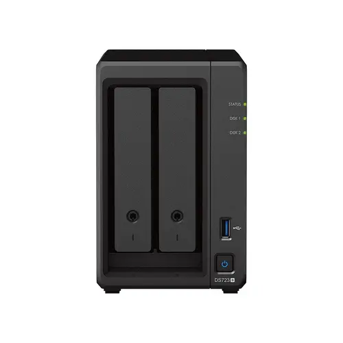 Сторидж Synology DS923+, За 4 диска, До 50TB, 4 GB DDR4, Гигабит, USB3.2