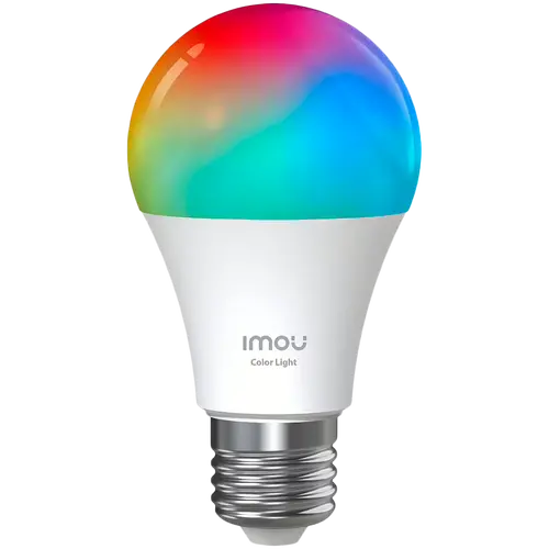 Imou CL2B Smart multicolor LED bulb, E27, 9W, Correlated Color Temperature 2700-6500K, 16 million colors, 2.4G Wi-Fi, supports Matter protocol.