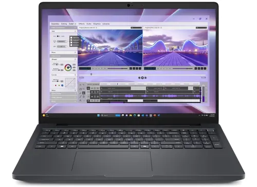 Лаптоп, Dell Pro Max 16 MC16250, Intel Ultra 7 255H (24MB, 16 cores, up to 5.10 GHz Turbo), 16" FHD+(1920x1200) 300nits AG, 16GB: 2x8GB, DDR5, 5600 MT/s, 512GB SSD PCIe, Intel Graphics, FHD HDR IR Cam and Mic, Wi-Fi 7, FPR, Backlit Kb, Win11 Pro, Magnetite, 3Y P