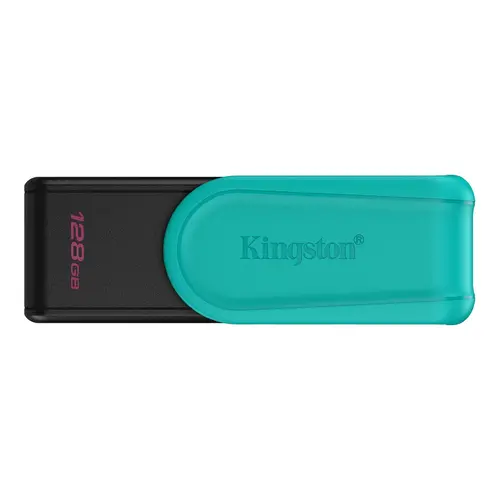 Kingston  128GB Portable USB 3.2 Gen 1 DataTraveler Exodia S (Black/Turquoise)
