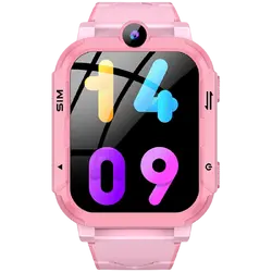 Blackview Z20 Kids 4G 1.83-inch HD Touchscreen 240x284 ARM Cortex-R5 16MB/16MB 800mAh Magnetic Charging IP67 8MP Camera GPS+WiFi+LBS SOS Call Android OS Rose Pink