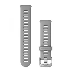 Garmin Бързоосвобождаваща се каишка - Powder Grey с Silver (18 мм) 010-11251-3G