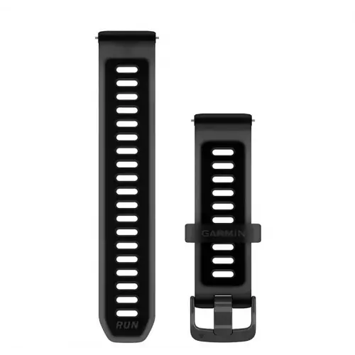 Garmin Бързоосвобождаваща се каишка 20 мм - Translucent black/black 010-11251-AQ