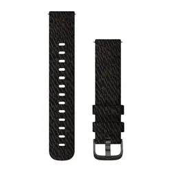 Garmin Бързоосвобождаваща се каишка - Black Pepper Woven Nylon с Slate  (20 мм) 010-12924-13