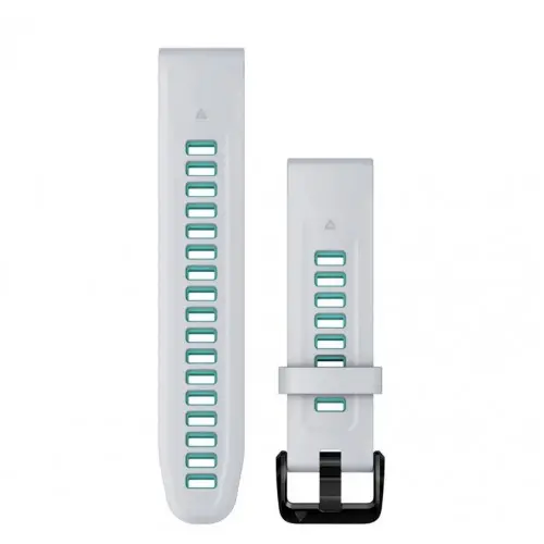 Garmin QuickFit® 20 Whitestone/Aqua силоконова каишка 010-13279-07 Garmin QuickFit® 20 Whitestone/Aqua силоконова каишка 010-13279-07