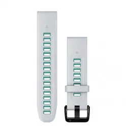Garmin QuickFit® 20 Whitestone/Aqua силоконова каишка 010-13279-07