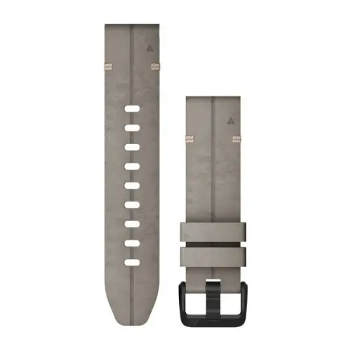 Garmin QuickFit® 20 сива кожена каишка 010-12876-00 Garmin QuickFit® 20 сива кожена каишка 010-12876-00