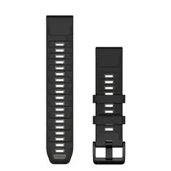Garmin QuickFit® 22 Black/Pebble Gray силиконова каишка 010-13392-00