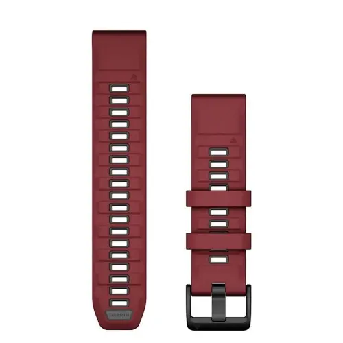 Garmin QuickFit® 22 Marsala/Graphite силиконова каишка 010-13392-06 Garmin QuickFit® 22 Marsala/Graphite силиконова каишка 010-13392-06