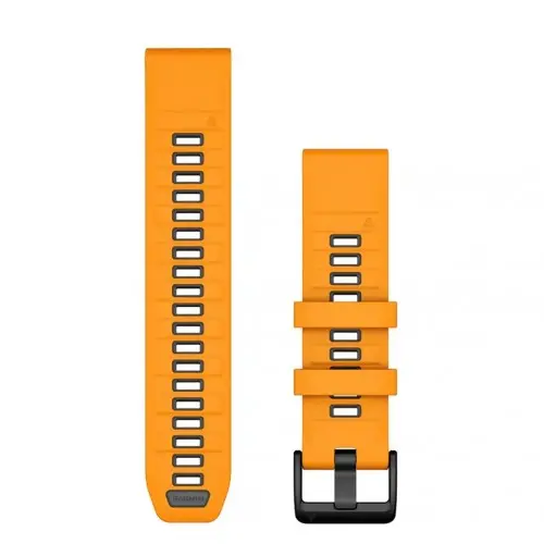 Garmin QuickFit® 22 Spark Orange/Graphite силиконова каишка 010-13392-01 Garmin QuickFit® 22 Spark Orange/Graphite силиконова каишка 010-13392-01
