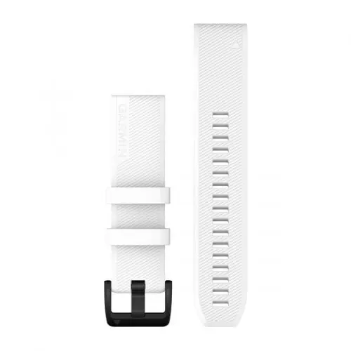 Garmin QuickFit® 22 White with Black силиконова каишка 010-12901-01 Garmin QuickFit® 22 White with Black силиконова каишка 010-12901-01