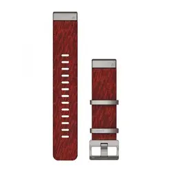 Garmin QuickFit® 22 червена найлонова жакард каишка 010-12738-22
