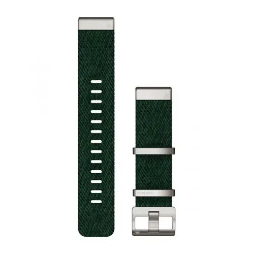 Garmin QuickFit® 22 каишка от жакард - Pine Green 010-13008-00 Garmin QuickFit® 22 каишка от жакард - Pine Green 010-13008-00