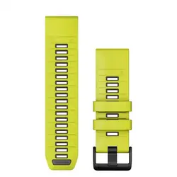 Garmin QuickFit® 26 Amp Yellow/Graphite силиконова каишка 010-13393-08