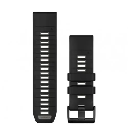 Garmin QuickFit® 26 Black/Pebble Gray силиконова каишка 010-13393-00 Garmin QuickFit® 26 Black/Pebble Gray силиконова каишка 010-13393-00