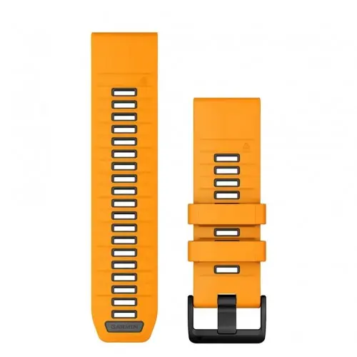 Garmin QuickFit® 26 Spark Orange/Graphite силиконова каишка 010-13393-01 Garmin QuickFit® 26 Spark Orange/Graphite силиконова каишка 010-13393-01