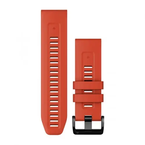 Garmin QuickFit® 26 Flame Red силиконова каишка (Fenix 7X) 010-13117-04