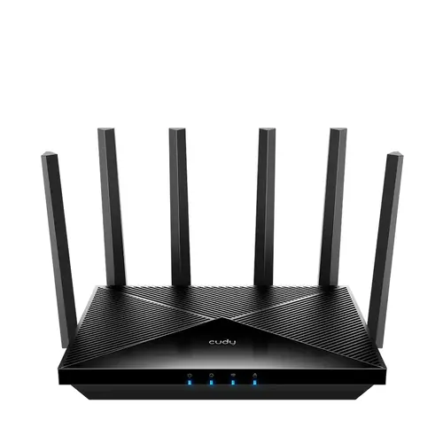 Безжичен рутер Cudy WR11000, BE11000 Tri Band Wi-Fi 7, 4x2.5Gbps порт, 6x5dBi антени