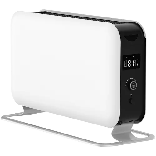 Mill WiFI Gen. 3 1500W portable convection heater, LED display, steel fronts, alu feet, x aluminum heating element, thermostat: Millheat APP + WiFi + Bluetooth. 1 effect level: 1500W