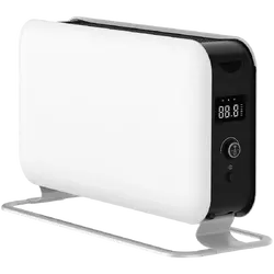 Mill WiFI Gen. 3 1500W portable convection heater, LED display, steel fronts, alu feet, x aluminum heating element, thermostat: Millheat APP + WiFi + Bluetooth. 1 effect level: 1500W