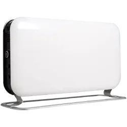 2000W portable convection heatet, LED display, steel fronts, fan,alu feet