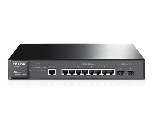 Комутатор TP-Link SG3210, 8-port Gigabit порта + 2 SFP слота, L2, DoS, ACL,