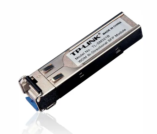 Оптичен модул TP-Link SM321B, WDM Gbit SFP, LC, TX:1310nm/RX:1550nm, SM, 10км