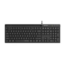 A4tech Fstyler FX72 Жична клавиатура, ниско профилна, ножична технология, кирилизирана, черна
