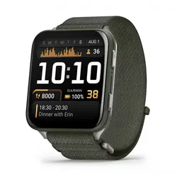 Garmin Venu® X1 - Venu® X1 -  Moss с Titanium заден капак и Moss ComfortFit найлонова каишка 010-02980-03