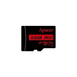Памет, Apacer 64GB microSDHC/SDXC UHS-I U1 V10 A1 (1 adapter)