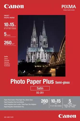 Хартия, Canon SG-201 10x15cm, 5 sheets