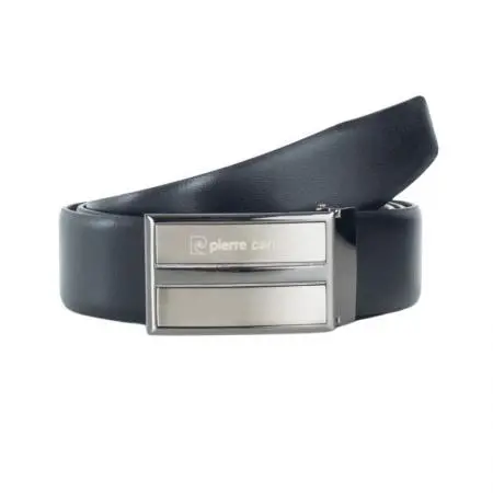 Мъжки черен колан Pierre Cardin - 110 cm