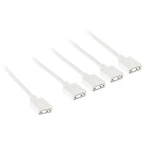 Кабел Kolink ARGB 1-4 Сплитер - 30 cm Бял